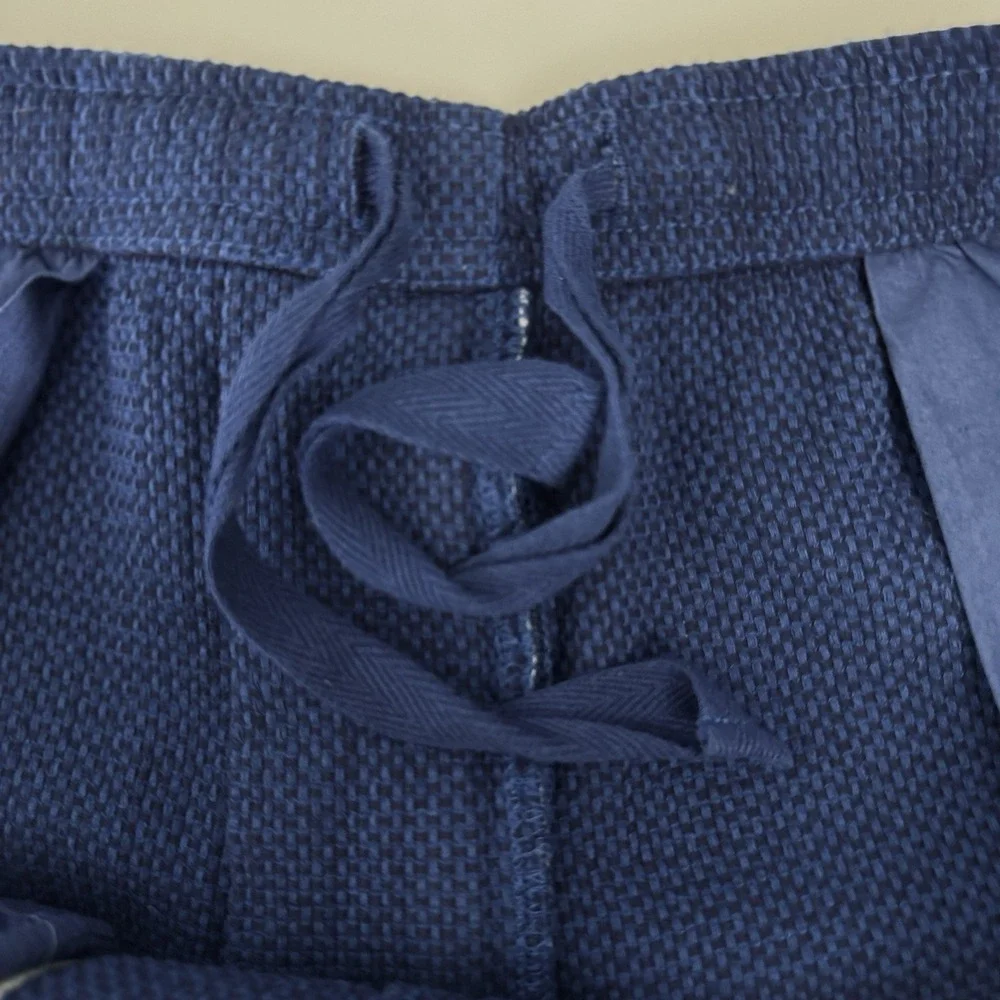 Territory Ahead Pants XL Navy Blue Black Waffle Cotton Elastic Waist Zip Pockets